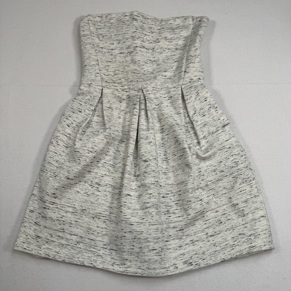 Wilfred Aritizia Strapless Mini Dress Womens Size 2 Harmonie Grey Pockets - Picture 1 of 10